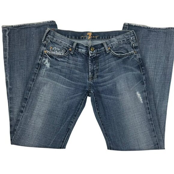 7 For All Mankind “Flare” Jeans - Picture 4 of 12